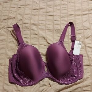 Elomi Charly Deep Purple Molded Lace Bra